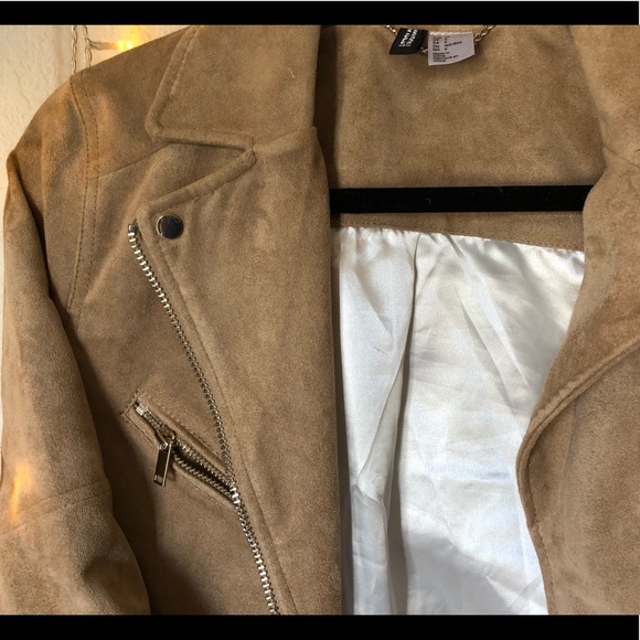 H&M Tan Suede Jacket - Picture 4 of 6